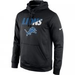 Jerseys Factory Cheap Men's Detroit Lions Nike Black Kick Off St