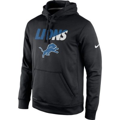 Jerseys Factory Cheap Men's Detroit Lions Nike Black Kick Off St