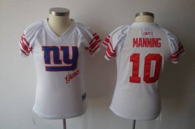 Jerseys Factory Cheap Giants #10 Eli Manning White 2011 Women's