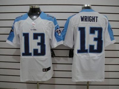Jerseys Factory Cheap Nike Titans #13 Kendall Wright White Men's
