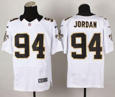 Jerseys Factory Cheap Nike Saints #94 Cameron Jordan White Men's