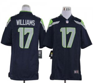 Jerseys Factory Cheap Nike Seahawks #17 Mike Williams Steel Blue