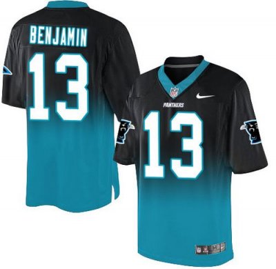 Jerseys Factory Cheap Nike Panthers #13 Kelvin Benjamin Black/Bl