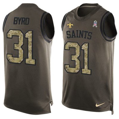 Jerseys Factory Cheap Nike Saints #31 Jairus Byrd Green Men's St