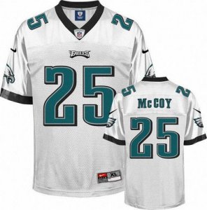 Jerseys Factory Cheap Nike Eagles #25 LeSean McCoy White Stitche
