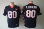 Jerseys Factory Cheap Nike Texans #80 Andre Johnson Navy Blue Te