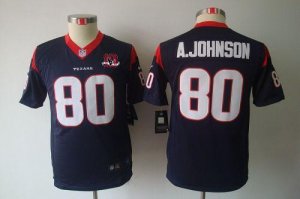 Jerseys Factory Cheap Nike Texans #80 Andre Johnson Navy Blue Te