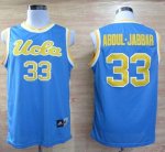 Jerseys Factory Cheap Bruins #33 Kareem Abdul-Jabbar Blue Basket