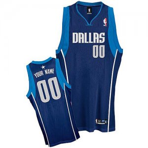Jerseys Factory Cheap Mavericks Personalized Authentic Blue NBA