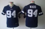 Jerseys Factory Cheap Nike Cowboys #94 DeMarcus Ware Navy Blue T