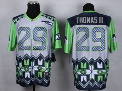 Jerseys Factory Cheap Nike Seahawks #29 Earl Thomas III Grey Men