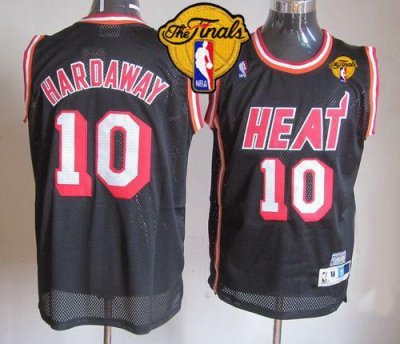 Jerseys Factory Cheap Heat #10 Tim Hardaway Black Hardwood Class