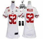 Jerseys Factory Cheap Nike 49ers #52 Patrick Willis White With C