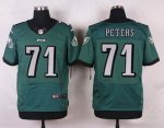 Jerseys Factory Cheap Nike Eagles #71 Jason Peters Midnight Gree