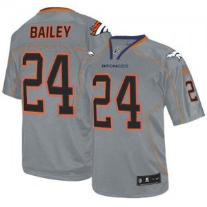 Jerseys Factory Cheap Nike Broncos #24 Champ Bailey Lights Out G