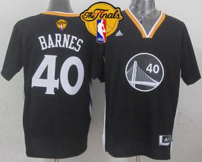Jerseys Factory Cheap Warriors #40 Harrison Barnes Black New Alt