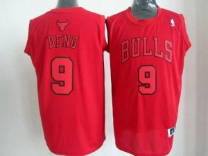 Jerseys Factory Cheap Bulls #9 Luol Deng Red Big Color Fashion E