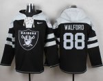 Jerseys Factory Cheap Nike Raiders #88 Clive Walford Black Playe