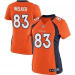 Jerseys Factory Cheap Nike Broncos #83 Wes Welker Orange Team Co