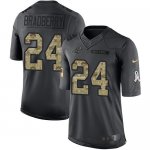 Jerseys Factory Cheap Nike Panthers #24 James Bradberry Black Me