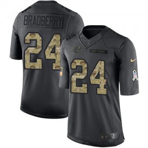 Jerseys Factory Cheap Nike Panthers #24 James Bradberry Black Me