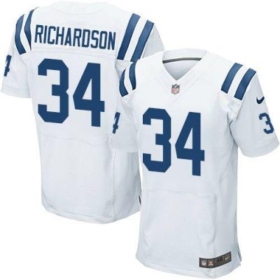 Jerseys Factory Cheap Nike Colts #34 Trent Richardson White Men'