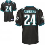 Jerseys Factory Cheap Eagles #24 Nnamdi Asomugha Black Embroider