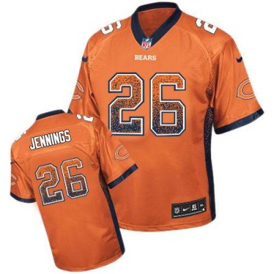 Jerseys Factory Cheap Nike Bears #26 Tim Jennings Orange Alterna