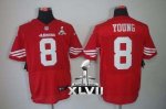 Jerseys Factory Cheap Nike 49ers #8 Steve Young Red Team Color S