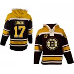Jerseys Factory Cheap Bruins #17 Milan Lucic Black Sawyer Hooded