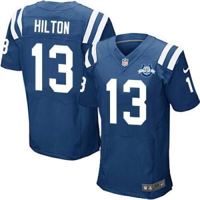 Jerseys Factory Cheap Nike Colts #13 T.Y. Hilton Royal Blue Team