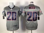 Jerseys Factory Cheap Nike Texans #20 Ed Reed Grey Shadow Men's