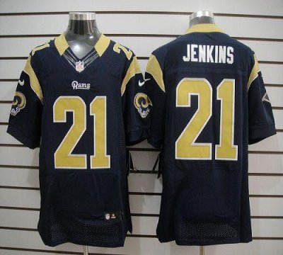 Jerseys Factory Cheap Nike Rams #21 Janoris Jenkins Navy Blue Te