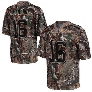 Jerseys Factory Cheap Nike 49ers #16 Joe Montana Camo Men's Stit