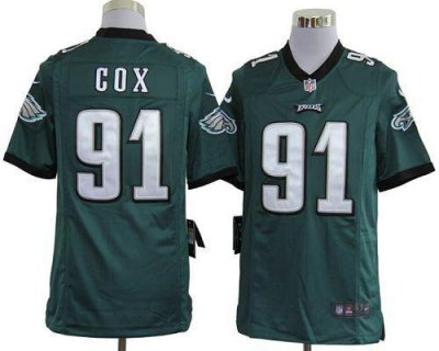 Jerseys Factory Cheap Nike Eagles #91 Fletcher Cox Midnight Gree