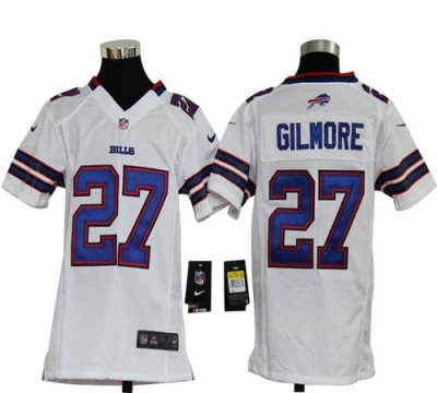 Jerseys Factory Cheap Nike Bills #27 Stephon Gilmore White Youth