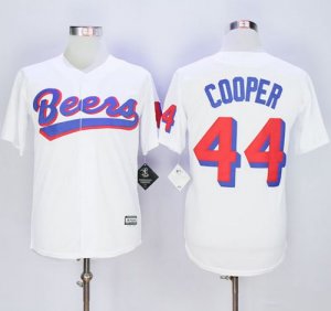 Jerseys Factory Cheap Beers Movie #44 Joe Cooper White Stitched
