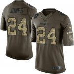 Jerseys Factory Cheap Nike Patriots #24 Cyrus Jones Green Men's