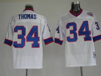 Jerseys Factory Cheap Mitchell & Ness Bills #34 Thurman Thomas W