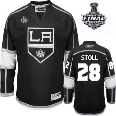 Jerseys Factory Cheap Kings #28 Jarret Stoll Black Home 2012 Sta