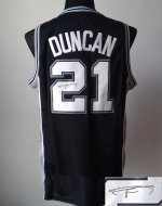 Jerseys Factory Cheap Revolution 30 Autographed Spurs #21 Tim Du