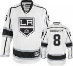 Jerseys Factory Cheap Kings #8 Drew Doughty White Road Embroider