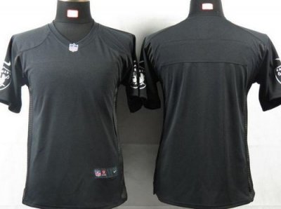 Jerseys Factory Cheap Nike Raiders Blank Black Team Color Youth