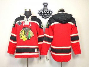 Jerseys Factory Cheap Blackhawks Blank Red Sawyer Hooded Sweatsh