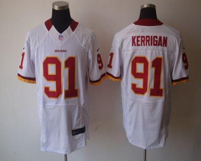 Jerseys Factory Cheap Nike Redskins #91 Ryan Kerrigan White Men'