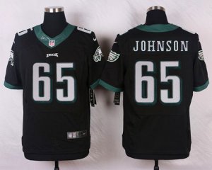 Jerseys Factory Cheap Nike Eagles #65 Lane Johnson Black Alterna