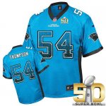 Jerseys Factory Cheap Nike Panthers #54 Shaq Thompson Blue Alter