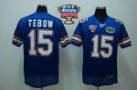 Jerseys Factory Cheap Gators #15 Tim Tebow Blue Allstate Sugar B
