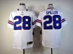 Jerseys Factory Cheap Nike Bills #28 C.J. Spiller White Men's Em
