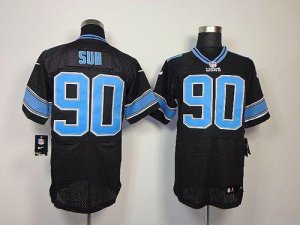 Jerseys Factory Cheap Nike Lions #90 Ndamukong Suh Black Alterna